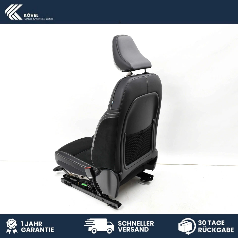 Original Sitz vorn rechts Beifahrersitz Volvo XC40 Schwarz Nubuk Leder 32338393 - Bild 3 von 4