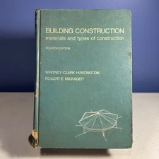 Building Construction: "Materials and Types of Construction", 4th Edition. 1975