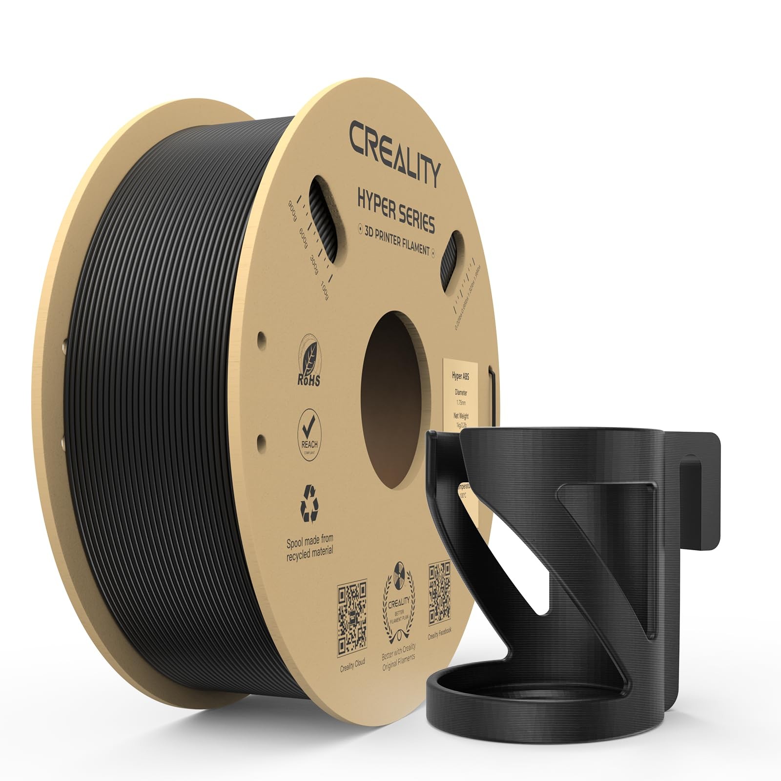 Hyper ABS Filament ABS 1,75 mm hohe Schlagzähigkeit & Temperaturbestän