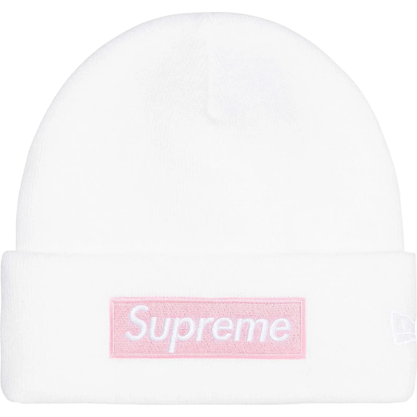 Supreme New Era Box Logo Beanie (25FW) White