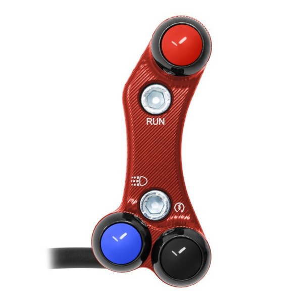 Rechte Pulsantiera Jetprime X Mit OEM Pumpe FüR Suzuki GSX R 1000 2017-21 Rot-image