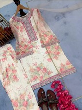 Women New Designer Fashionable Stylish Kurta With Pant Set. Read To Wear . Size