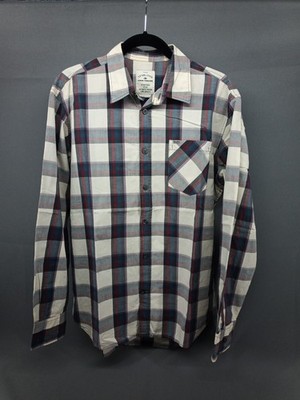 Tom Tailor Button-Down Shirt Men s M Long Sleeve   Plaid European Style