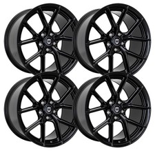 Set-4 Curva Cff70 19x8.5 5x112 35mm Gloss Black Wheels Rims 19 Inch
