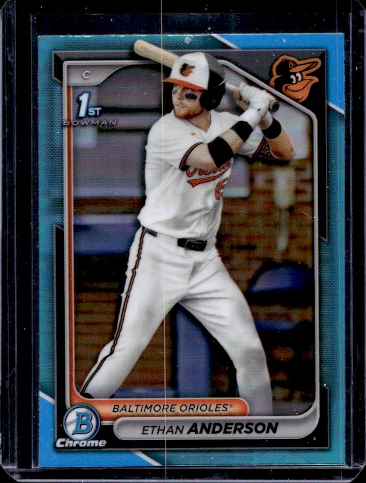 2024 Bowman Draft Ethan Anderson Chrome Sky Blue Refractor 1st #BDC-79