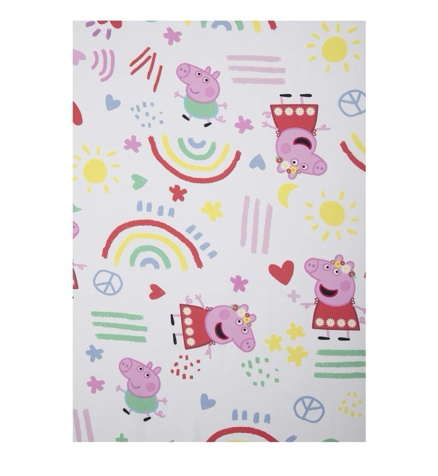 Peppa Pig Be Nice & Kind Set di biancheria da letto per bambini 4 pezzi. Letto bambina rosa foto 3
