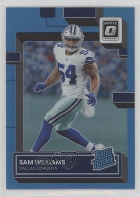 2022 Panini Donruss Optic Rated Aqua Prizm /299 Sam Williams #269 Rookie RC 11td