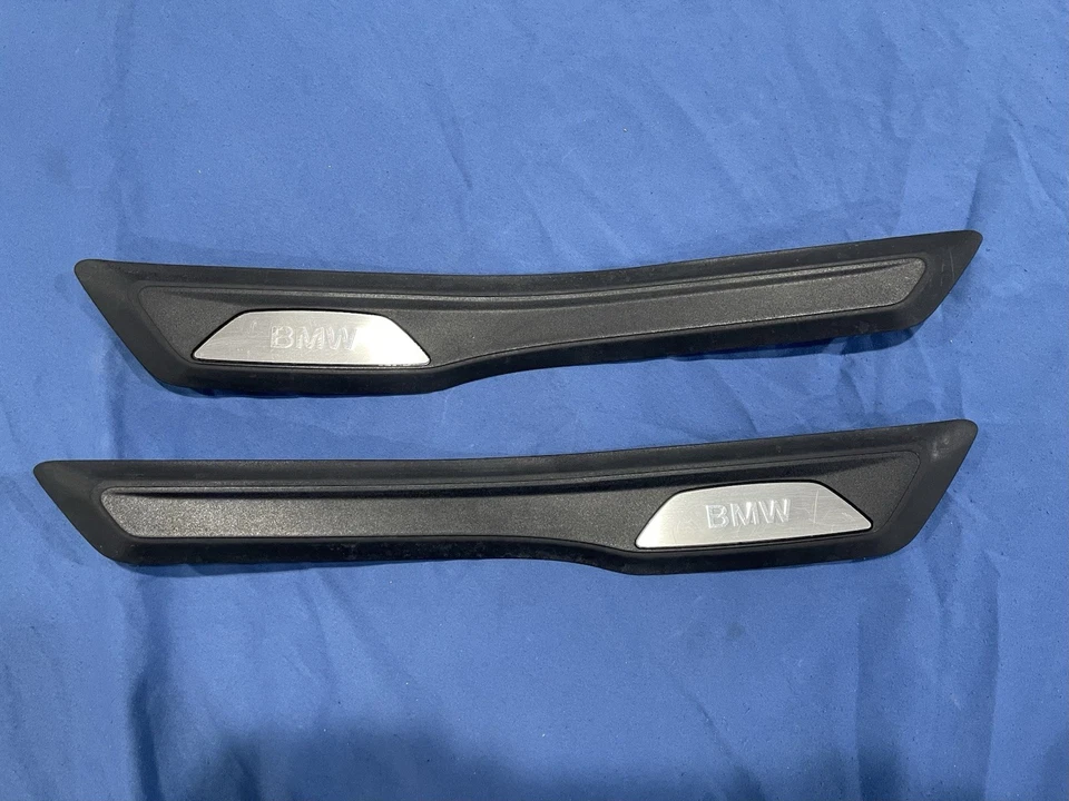 12-16 BMW F30 320I 328I 335I SPORT LINE DOOR SILL SCUFF PLATE TRIM PANEL SET - Image 4 of 4