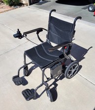 Journey Air Elite Max Foldable Power Wheelchair Black 4-Wheel Joystick
