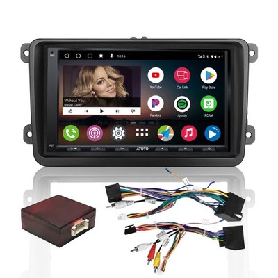 ATOTO A6PF Android Doppel-Din Autoradio 7-Zoll Wireless CarPlay+Android Auto