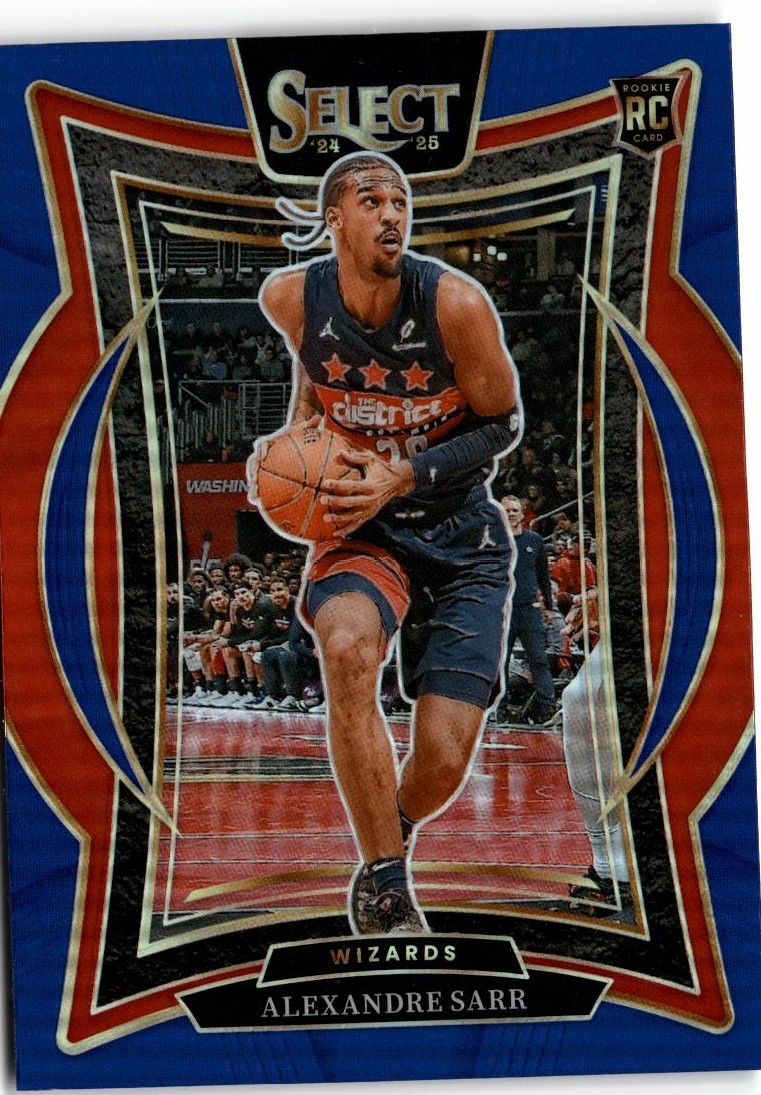 2024-25 Panini Select #73 Alexandre Sarr Silver Prizm