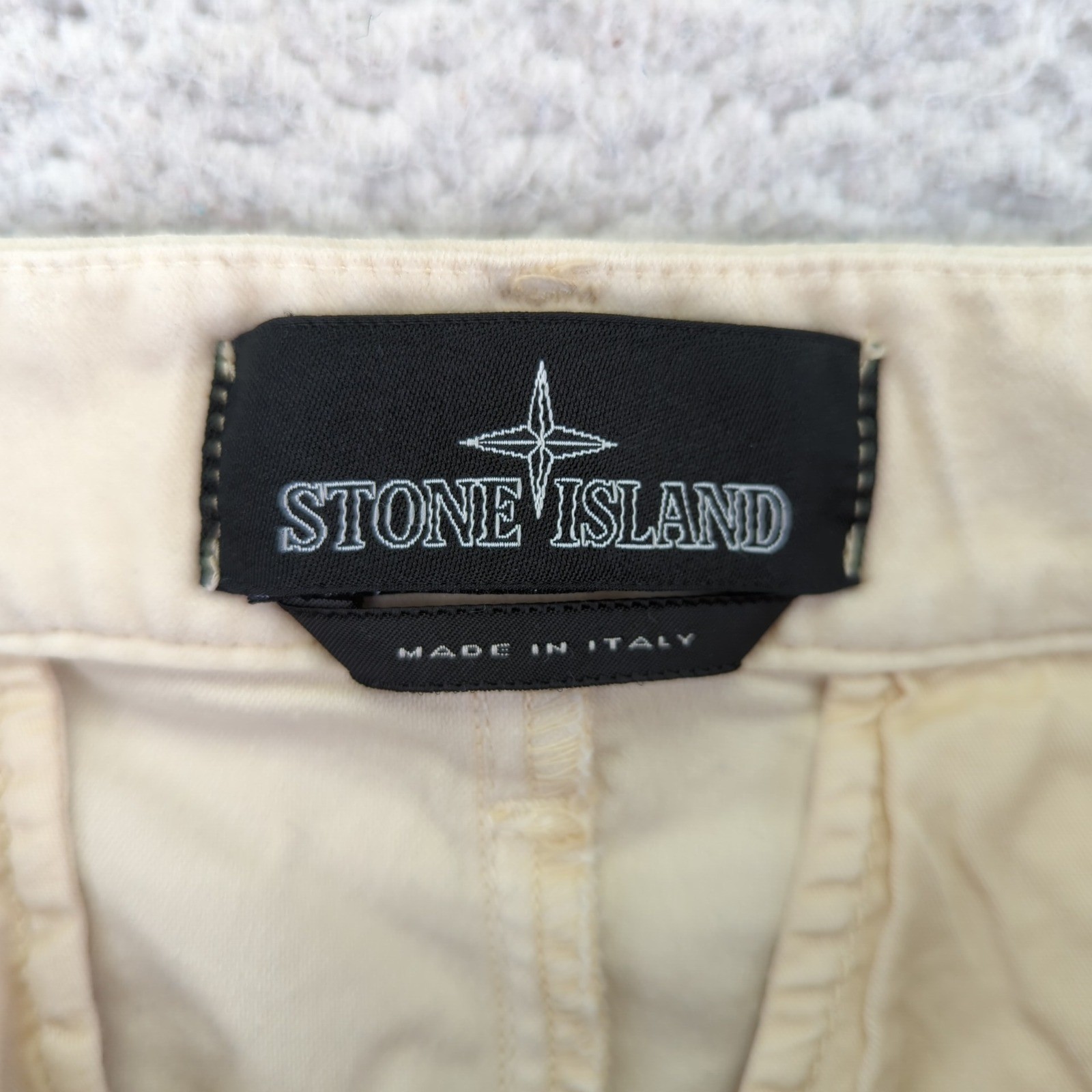 Stone Island Cargo Pants Beige Cotton Blend Men's 31 Made in Italy thumbnail 5