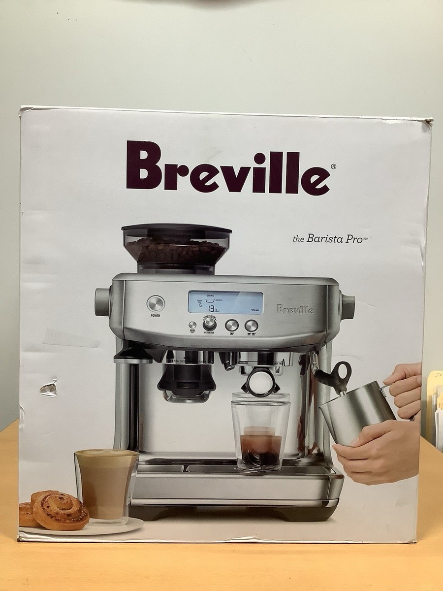 Coffee Machine Bes878 Manual Stainless Steel Breville The Barista