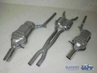 Imasaf Auspuff Anlage Ab Kat für Audi A6 Quattro C5 2.7 V6 Bi Turbo 184KW 01-05