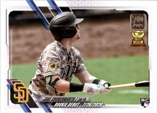 Jake Cronenworth RC 2021 Topps Update #US143 San Diego Padres Rookie Gold Cup