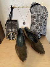 Vintage Accessories  Shoes Collection, Size 8, Necklace, Bracelet, Scarf, Bag