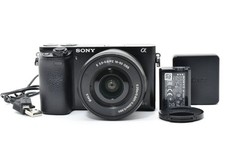 Sony   6000 Black ILCE-6000  E 3.5-5.6 PZ 16-50mm OSS Digital Mirrorless Camera
