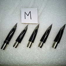 5x Sheaffer Imperial Inlaid Nib Units – Medium USA Fits 440/444/500/550 Genuine