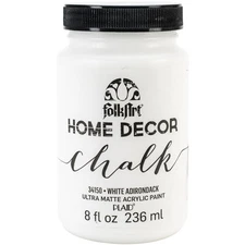 Plaid:Craft FolkArt Home Decor Chalk Paint 8oz-White Adirondack (3Pk)