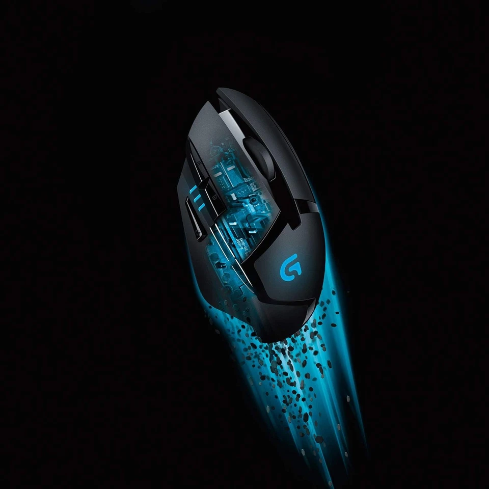 Logitech G402 Hyperion Fury Wired Gaming Mouse, 4,000 DPI, Lightweight, 8 Progra - Image 3 of 4