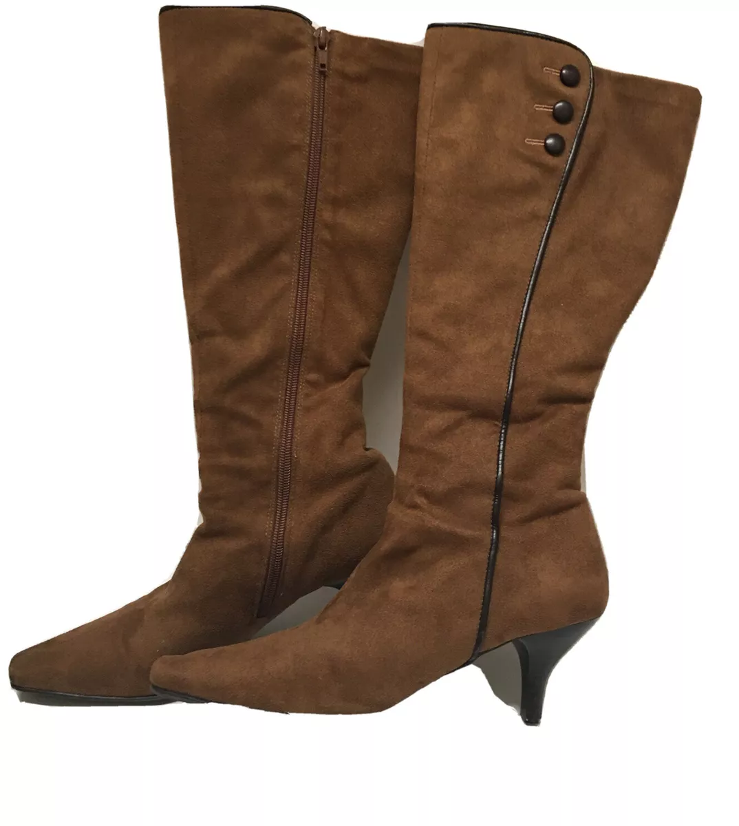 Liz claiborne suede boots hot sale