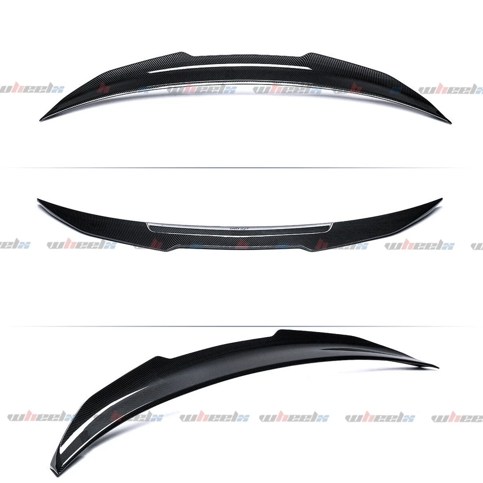 PARA BMW G30 530i 540i M550i F90 M5 2017-23 ESTILO PSM ALERÓN MALETERO FIBRA CARBONO Foto 2 de 4