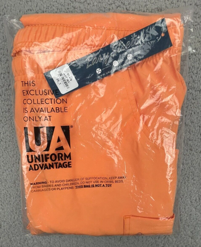 Pantalones Médicos Uniform Advantage UA para Mujer 3XL-Alto Naranja Fácil Elástico 4 Bolsillos - Imagen 2 de 6