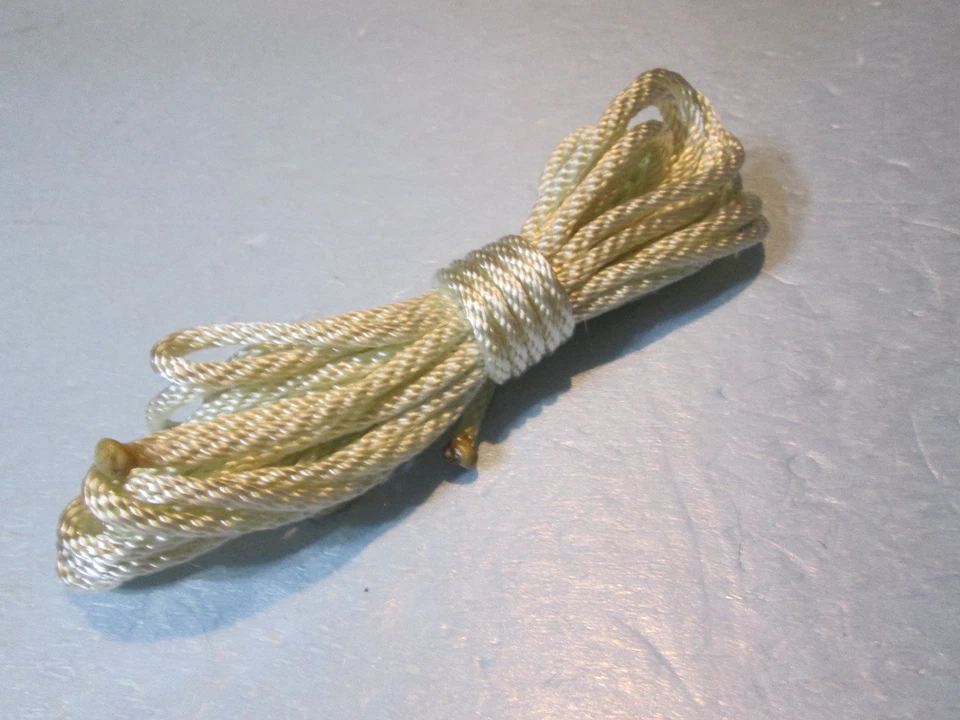 Recoil Starter Rope 20' feet x 3/16" Hank, Heavy Duty 4.7625mm Solid Braid #6  - Image 4 of 4
