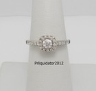 1/2Ct Natural Diamond Anniversary Engagement Wedding Bridal Ring 14K White Gold