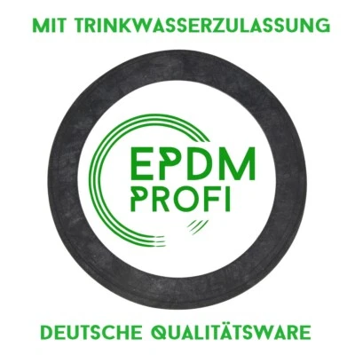 KEINE ANGABEN Gummi Dichtung Flachdichtung für Trinkwasser 3/8" bis 2" EPDM Premiumqualität