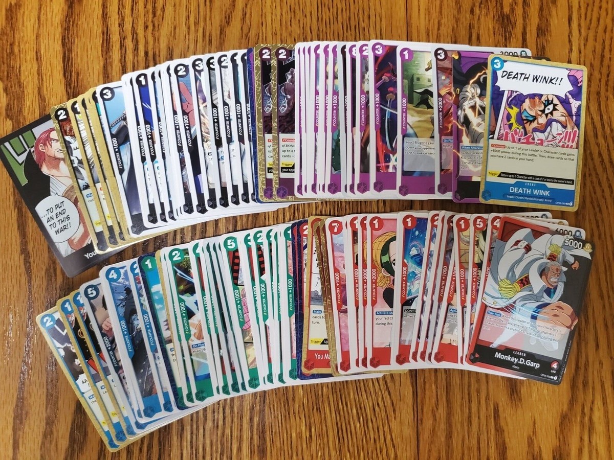 One Piece OP-02 Paramount War English Rare, C, SR, L - Pick your Card, set