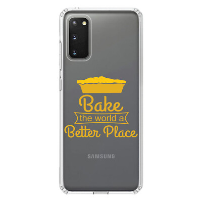 Clear Case for Galaxy S (Pick Model) Bake the World a Better Place