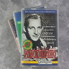 Bing Crosby Cassette Lot of 3 Greatest Hits Christmas WWII Radio
