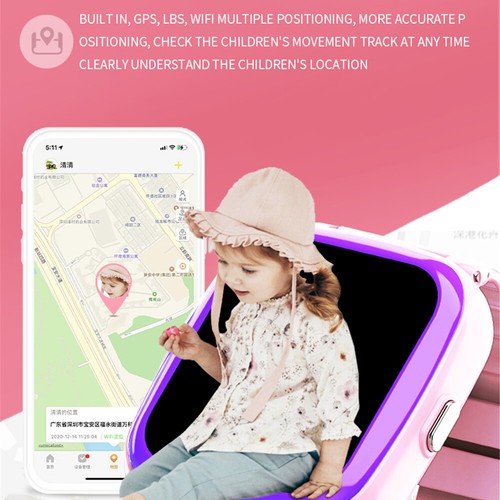 Kids Smart Watch Anti-lost SOS Call 4G Video Calling Camera For iOS Android - Picture 4 of 14