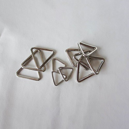 10/16/20/27mm Metal Triangle Ring Buckle Multicolor for Strap Craft DIY - Picture 4 of 8