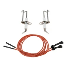 2 Set Flame Sensor Igniter Sensing Rod Parts for 62-24164-01 Model Rheem Furnace