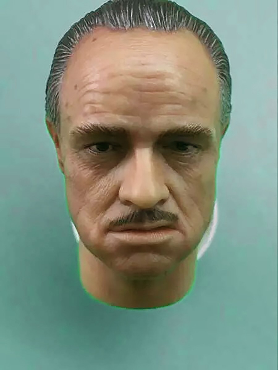 1/6 Scale Oldman Marlon Brando Head Carving Sculpt Model Toys | eBay