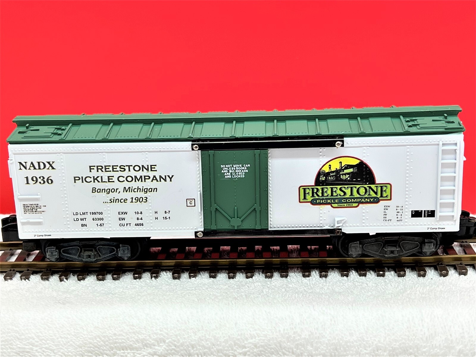 Custom Painted AFL Reefer (S Gauge) FREESTONE PICKLES eBay