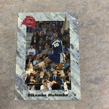 Dikembe Mutumbo 1991 92 Classic Rookie Rc #151 Denver Nuggets Rockets Georgetown
