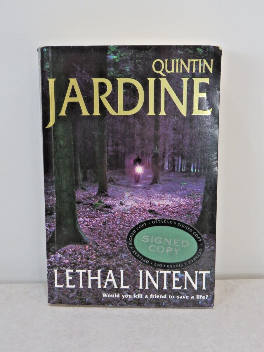 Lethal Intent by Quintin Jardine (Signed Paperback)