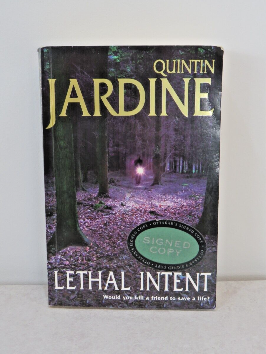Lethal Intent by Quintin Jardine (Signed Paperback)
