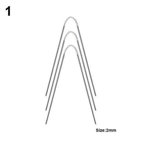 3Pcs Stainless Steel Circular Knitting Needles(2mm-5mm)DIY Sock Knitted Needle - Picture 5 of 11