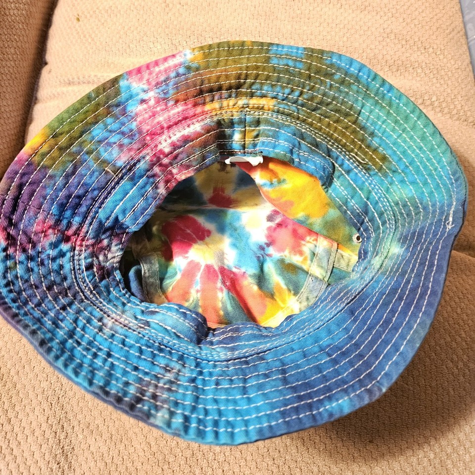 Milkcrate Athletics NYC Surface Blue Purple Tie Dye Bucket Hat One Size