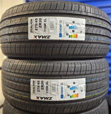 2X NEW ZMAX ZEALION 275/45 ZR20 XL 110W SUV/4X4 TYRES 275 45 20