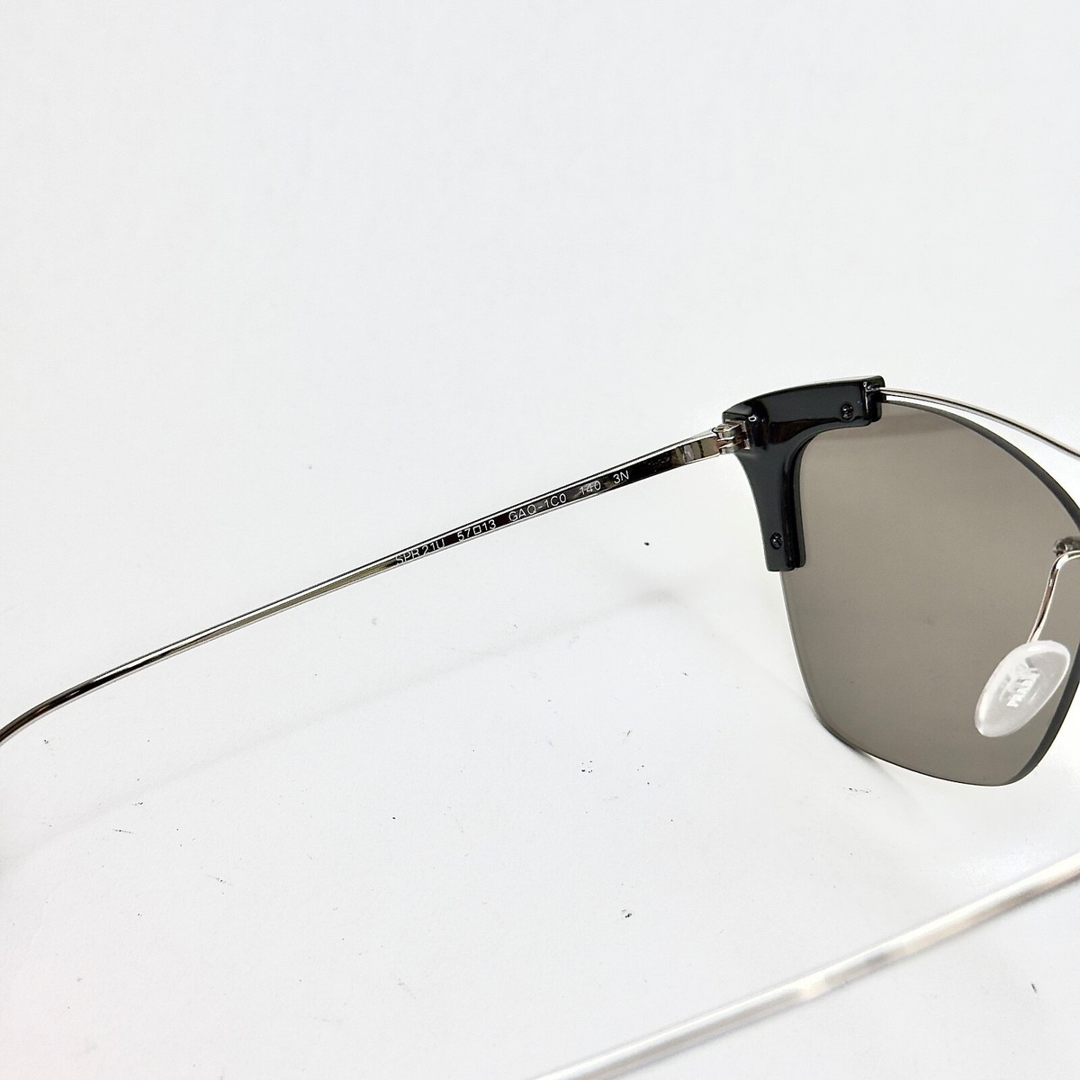 PRADA PR21US Silver Black Gold Mirrored Metal Wire Sunglasses 21U