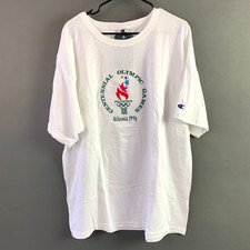 Vintage 1996 Centennial Olympics Atlanta Champion Tee T-Shirt XL NWT