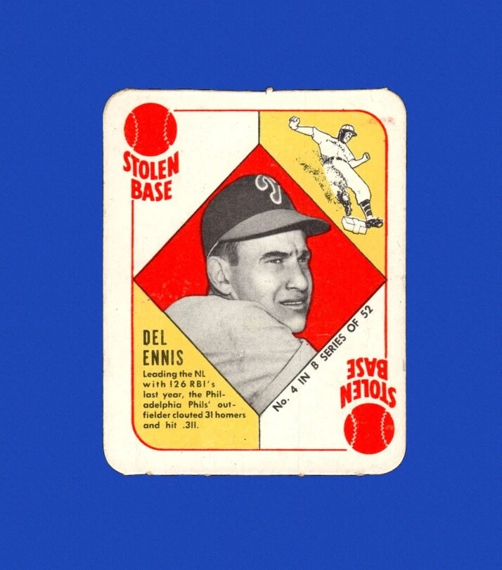 Del Ennis trading card