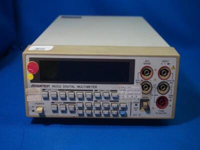 Advantest R6552 Digital Multimeter w/o Rear Bezel, Breakage w/o