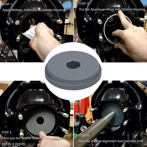 Bellow Retainer Ring Sleeve Tool+Hinge Pin Tool for Mercruiser 18-9861,91-818162 - Bild 4 von 9