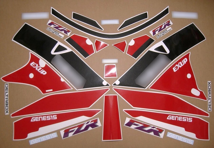1992 Yamaha FZR 1000 Exup Decal Kit Stickers | Vinyl | Self